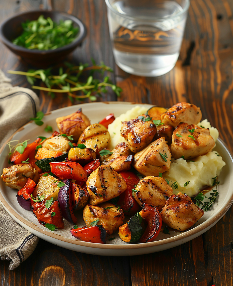 grilled chicken bites