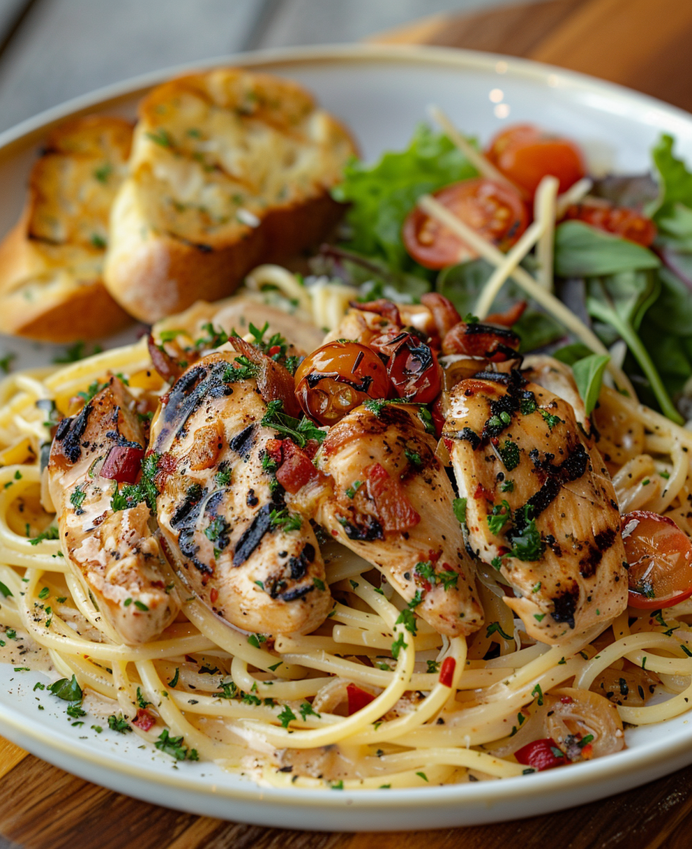 grilled chicken pasta