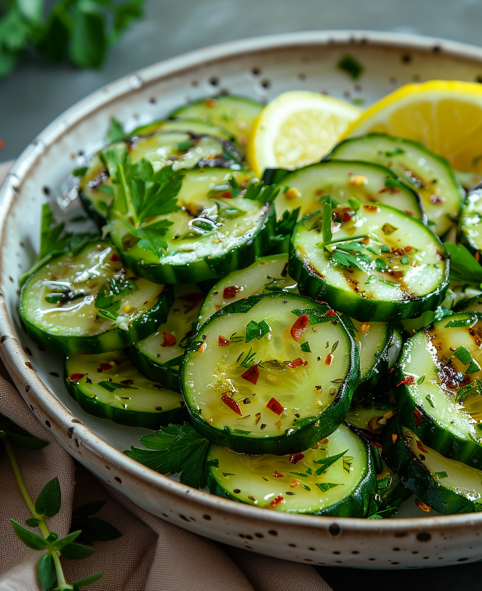 grilled cucumber