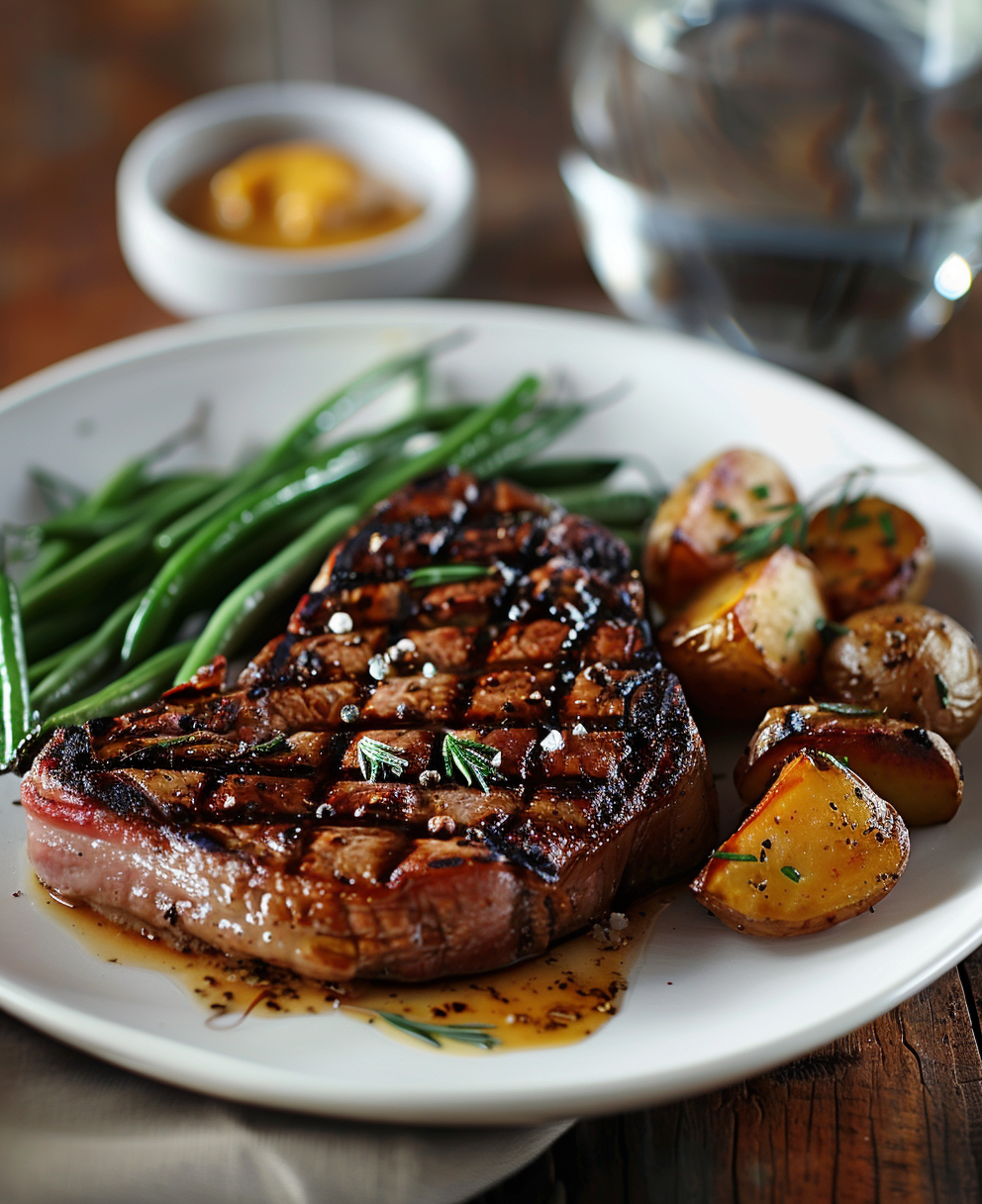 grilled ham steak