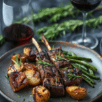 grilled rack of lamb