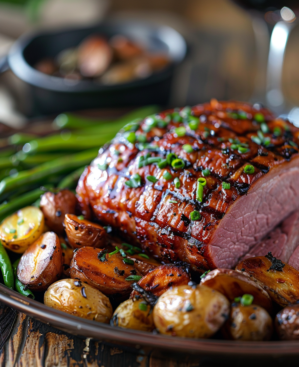 how do you cook a ham steak