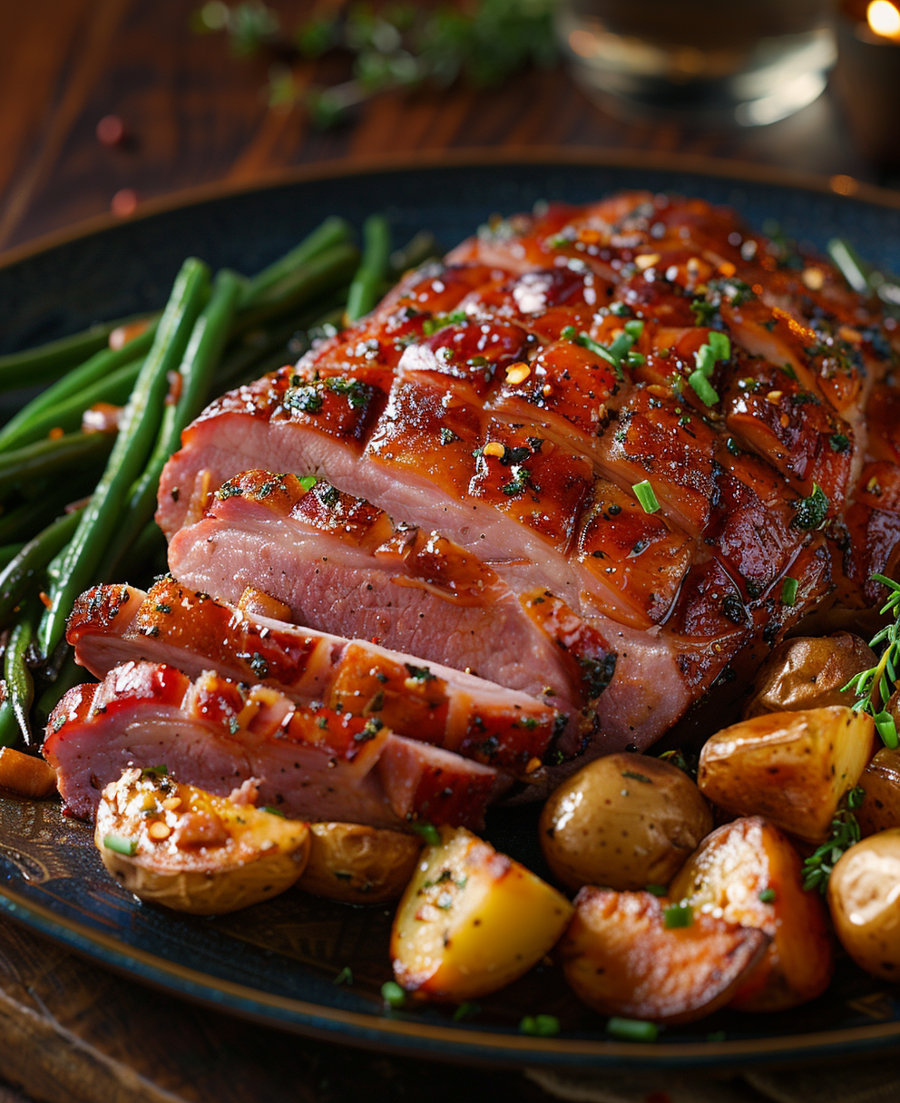 how to cook a ham steak