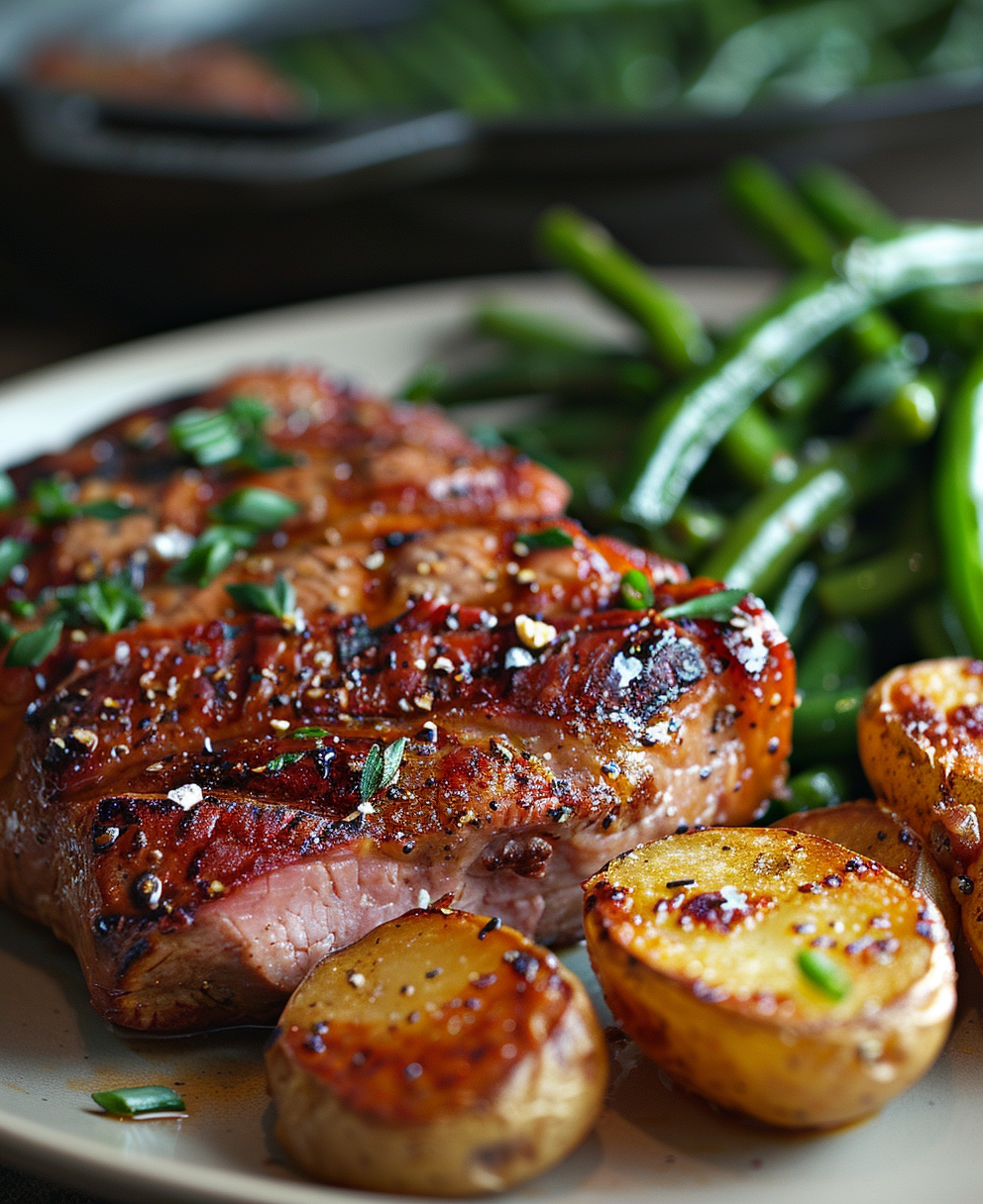 how to cook a ham steak