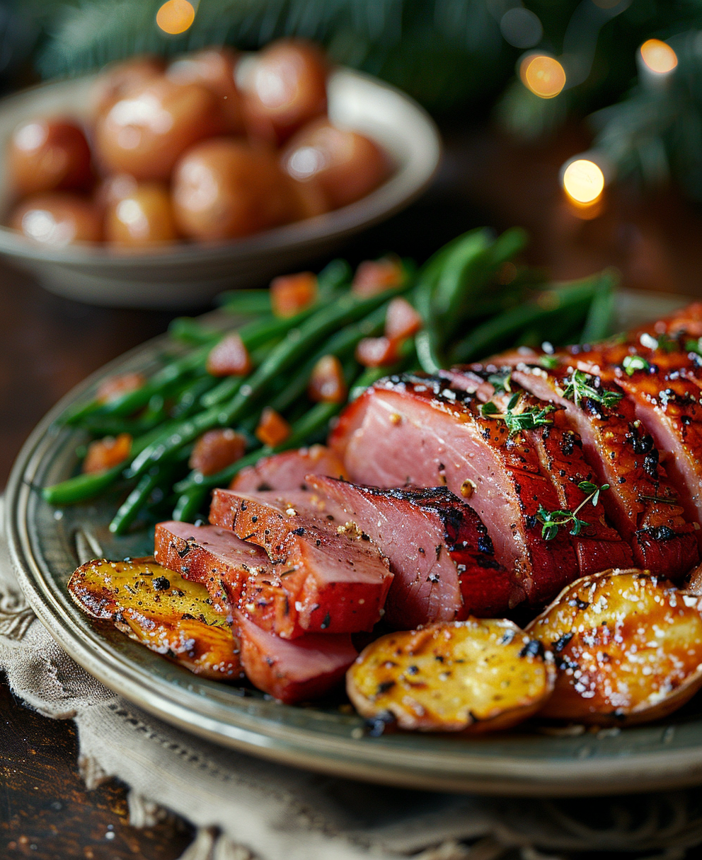 how to cook a ham steak