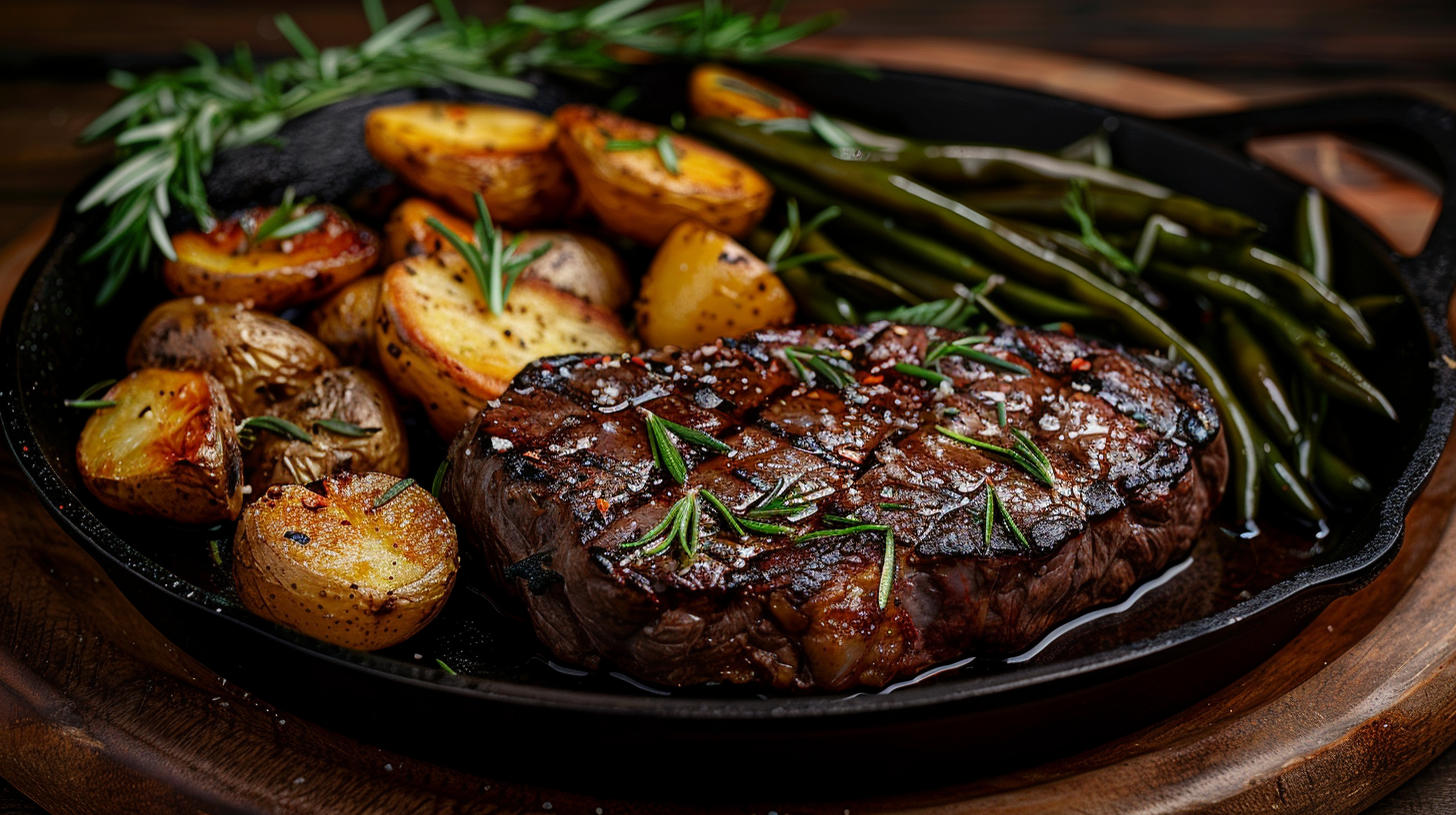how to cook a steak in a cast iron