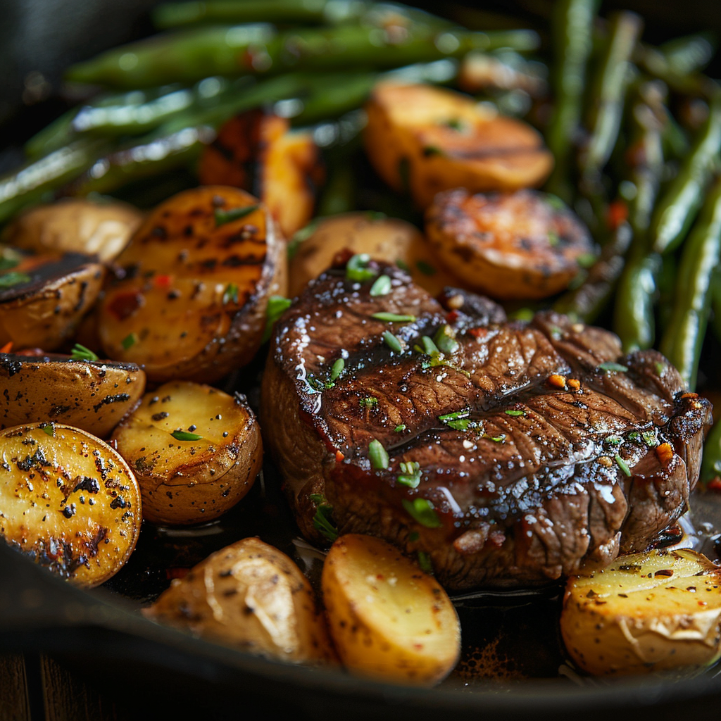 how to cook a steak in a cast iron pan