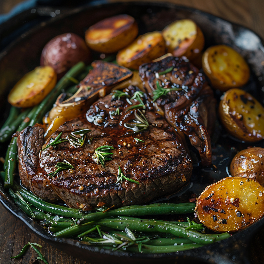 how to cook a steak in a cast iron pan