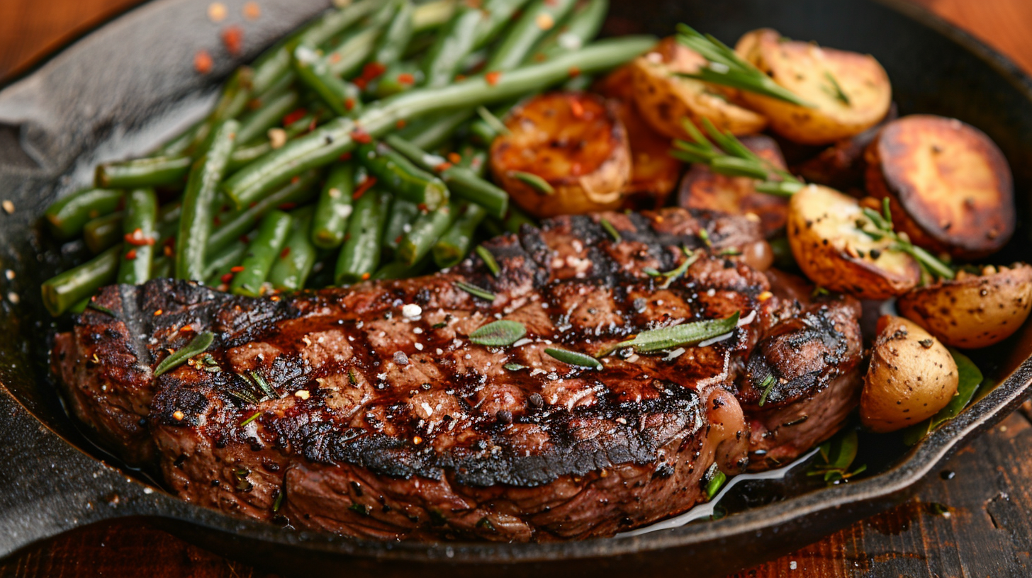 how to cook a steak in a cast iron