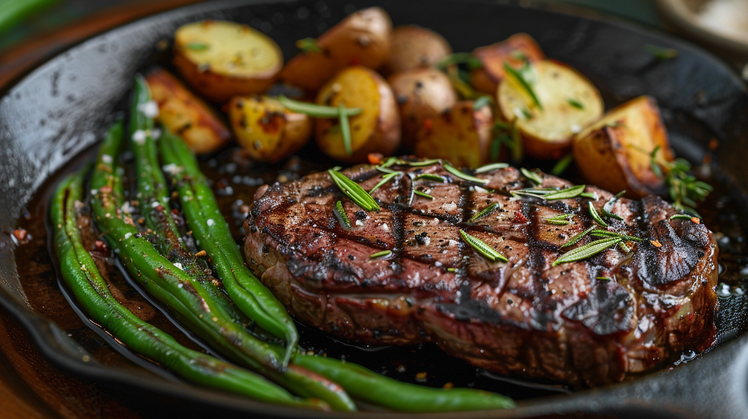 how to cook a steak in a cast iron