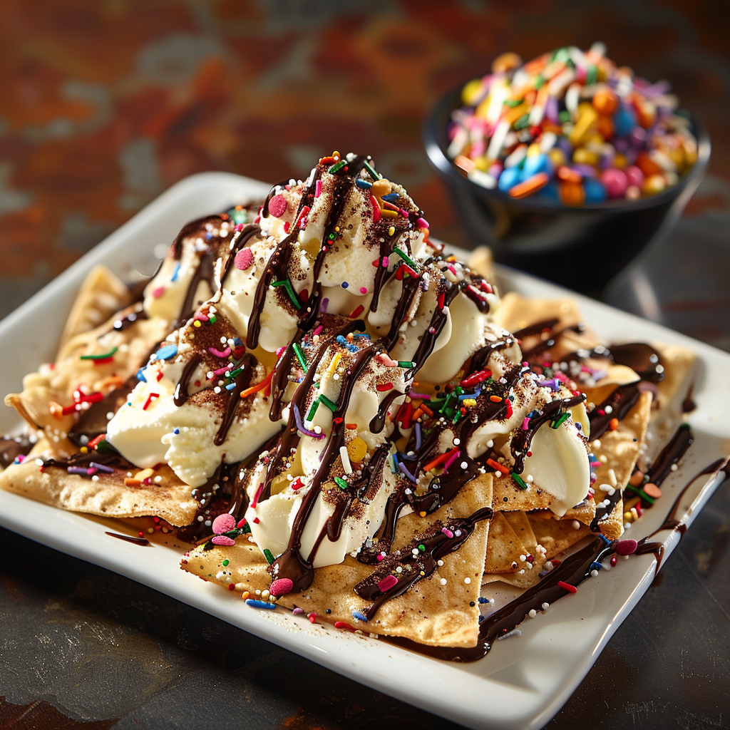 ice cream nachos