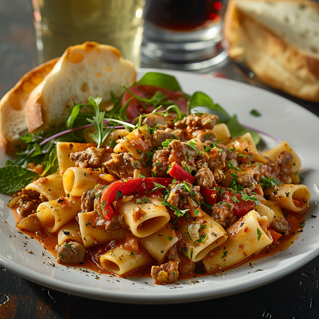 italian drunken noodles recipe