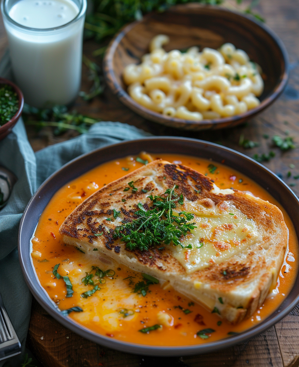 mac and cheese grilled cheese