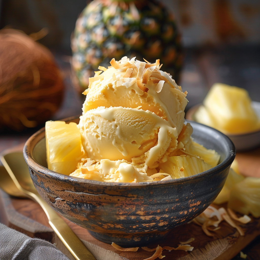 pineapple ice cream