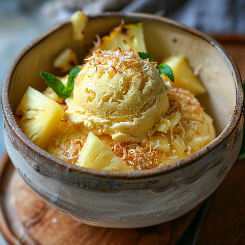 pineapple ice cream