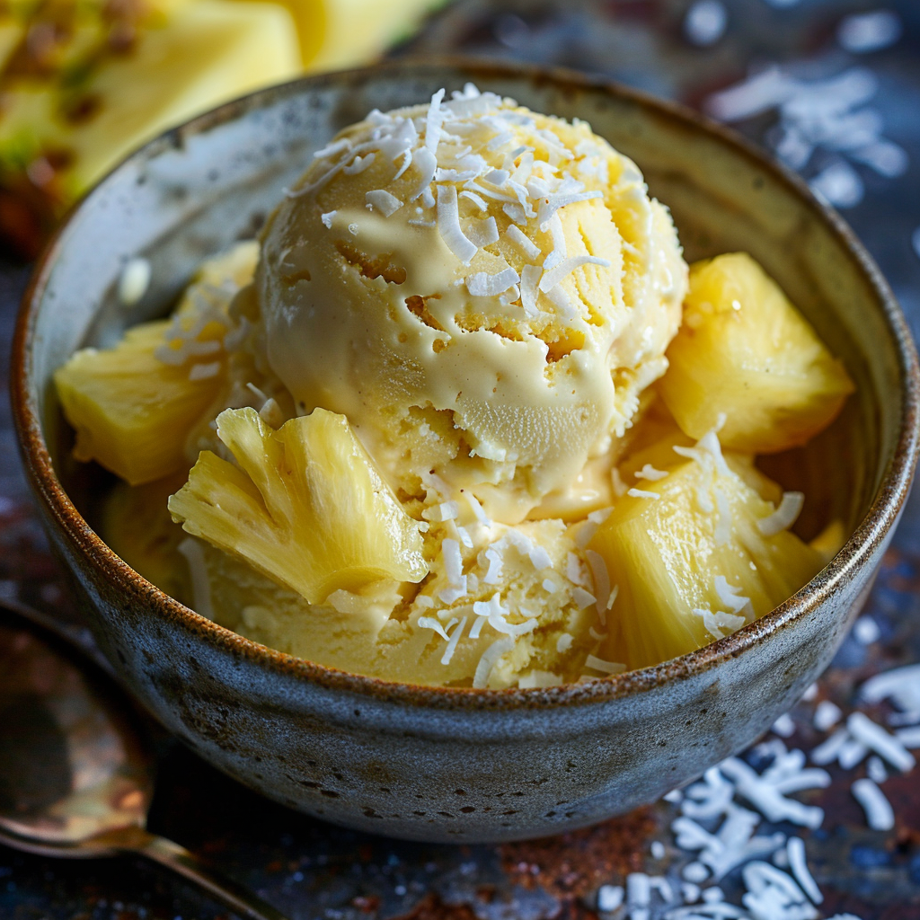 pineapple ice cream