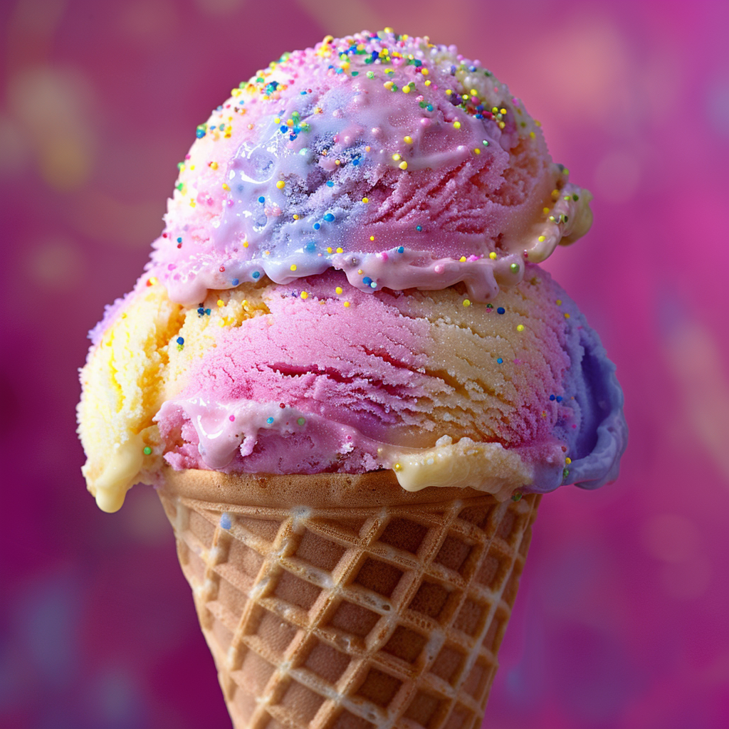 rainbow sherbet ice cream