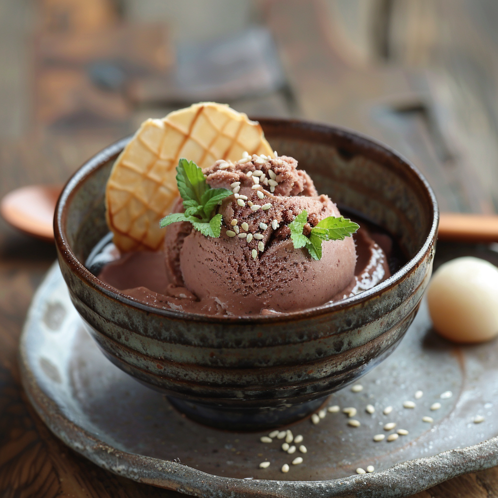 red bean ice cream