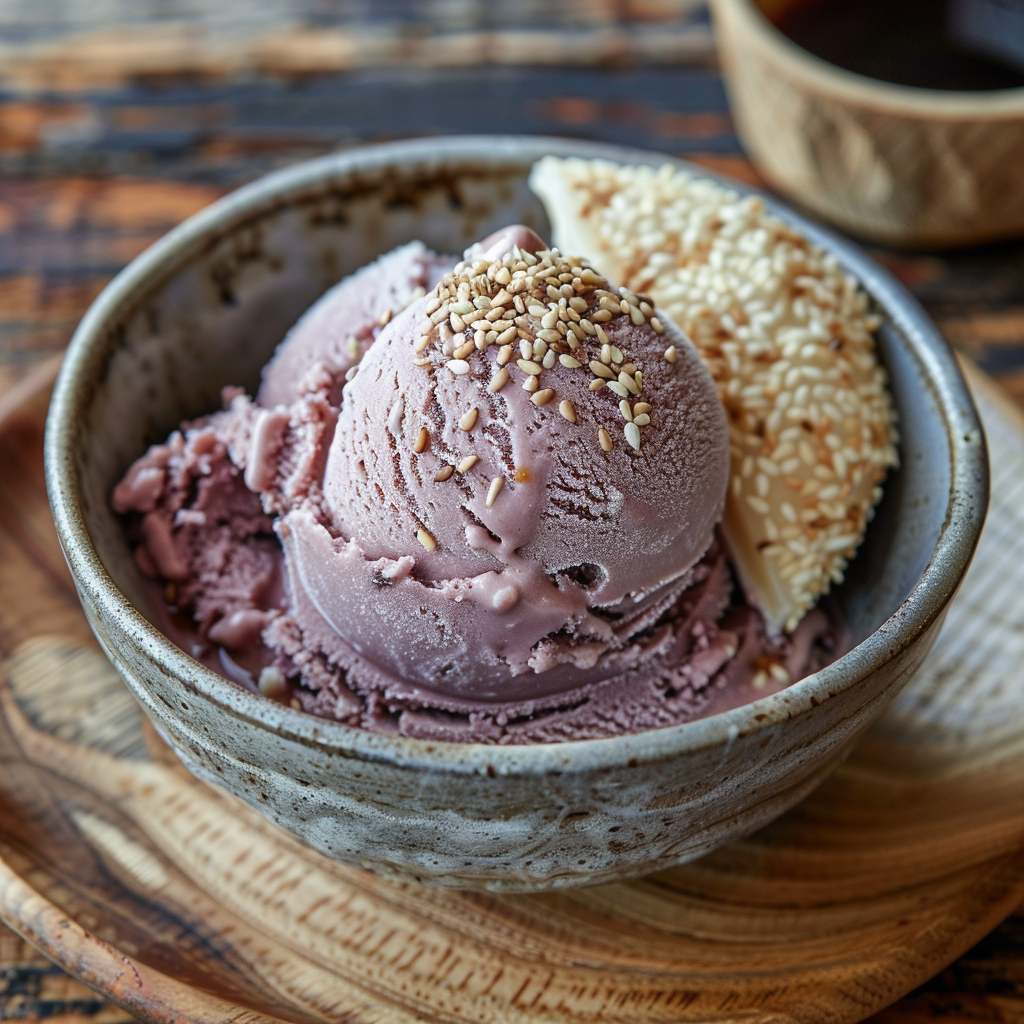 red bean ice cream