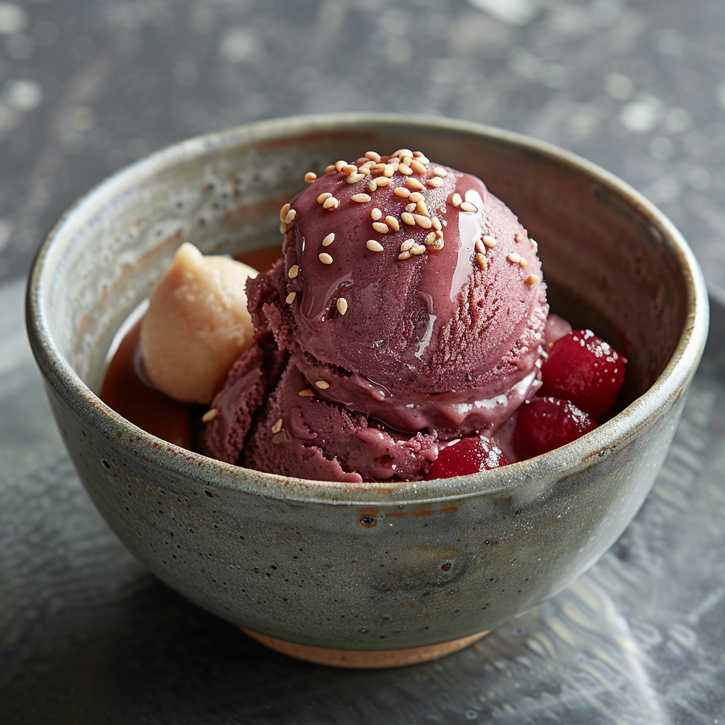 red bean ice cream