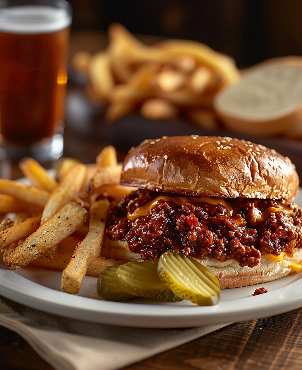 sloppy joe grilled cheese