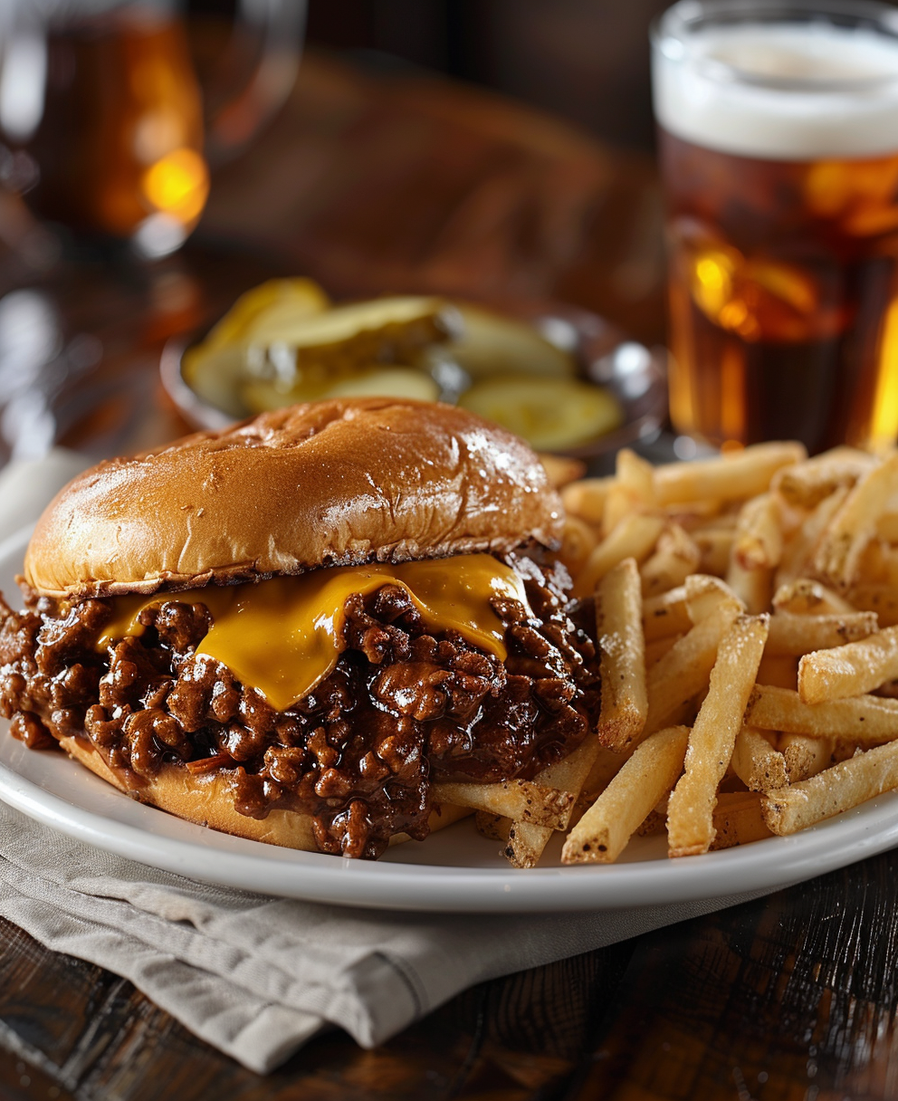 sloppy joe grilled cheese