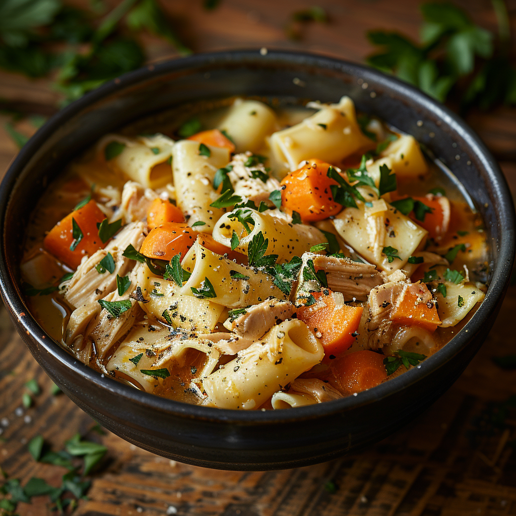 slow cooker chicken and noodles