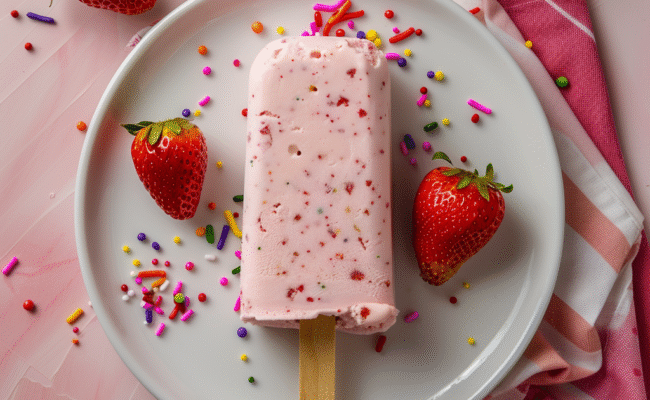 Strawberry Ice Cream Bar: Irresistibly Creamy Delight