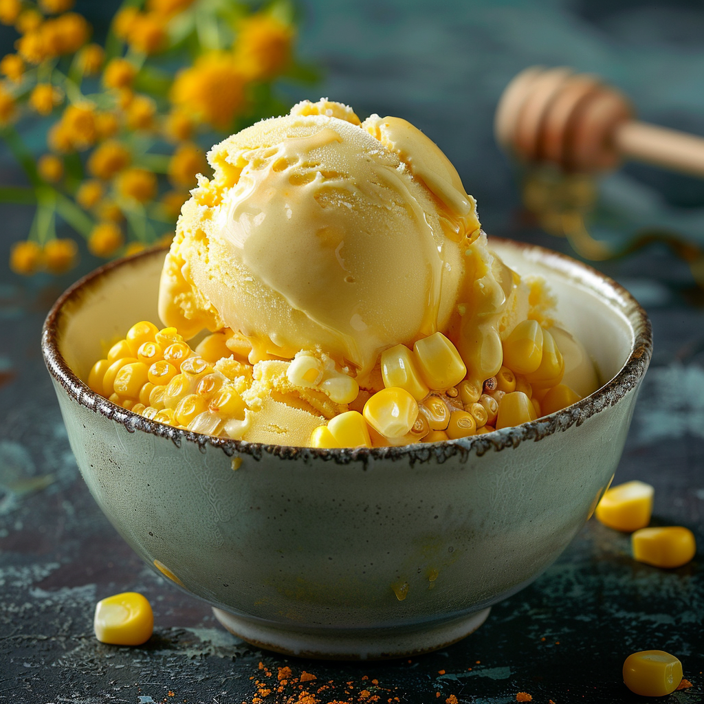 sweet corn ice cream