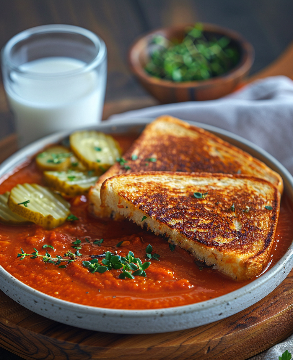 what to serve with grilled cheese