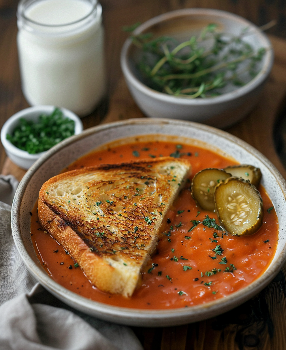 what to serve with grilled cheese