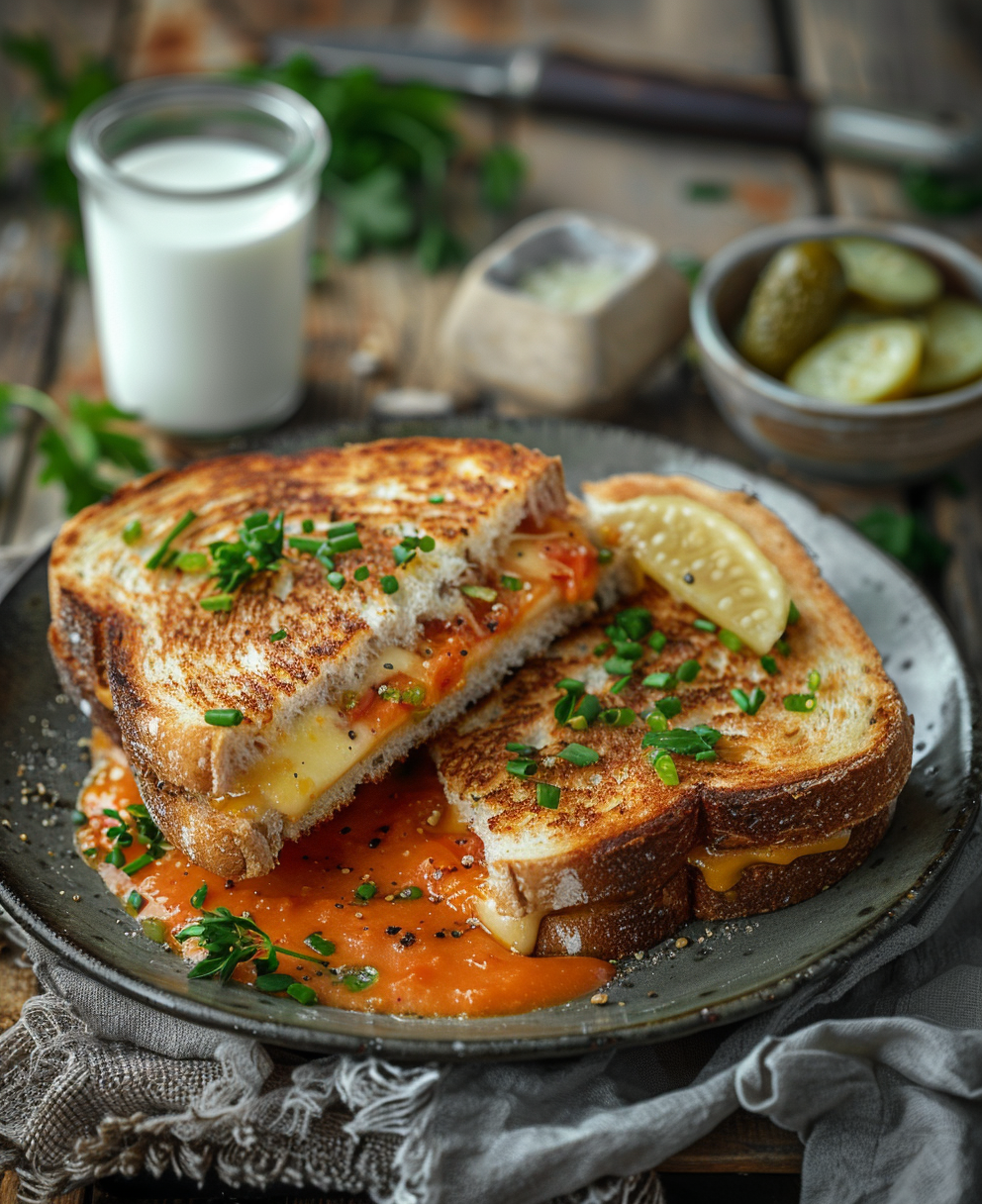 what to serve with grilled cheese