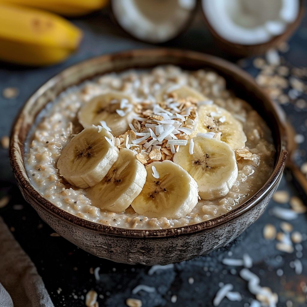 AIP Banana Oat Porridge with Coconut Milk