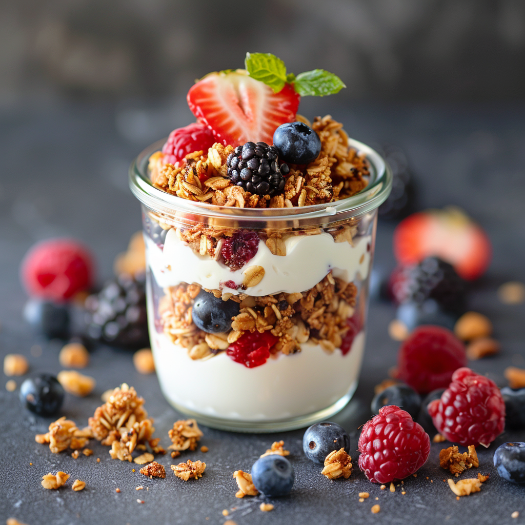AIP Coconut Yogurt Parfait with Berries