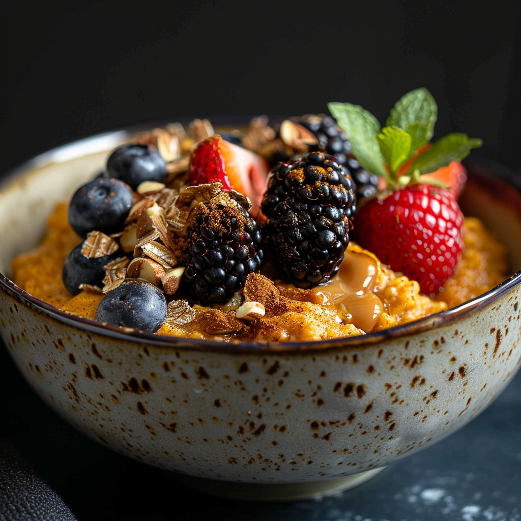 AIP Pumpkin Oatmeal with Cinnamon