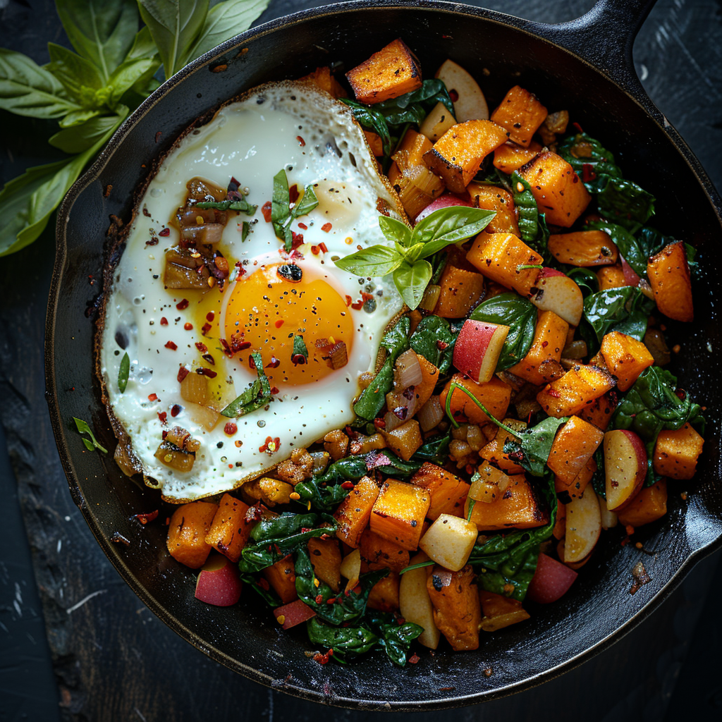 AIP Sweet Potato Breakfast Hash with Apple