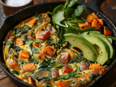 AIP Sweet Potato and Spinach Frittata: Easy & Nutritious Recipe