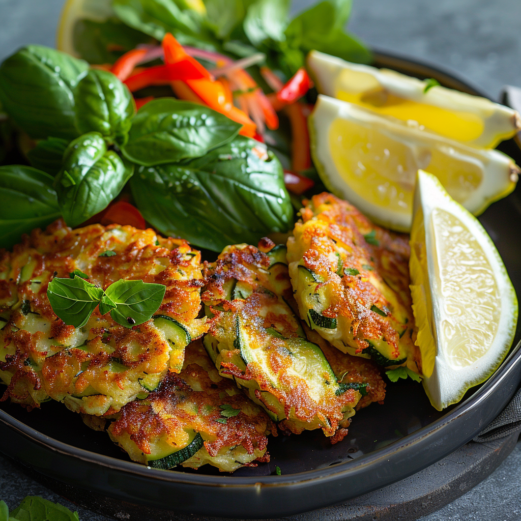 AIP Zucchini Fritters with Coconut Flour