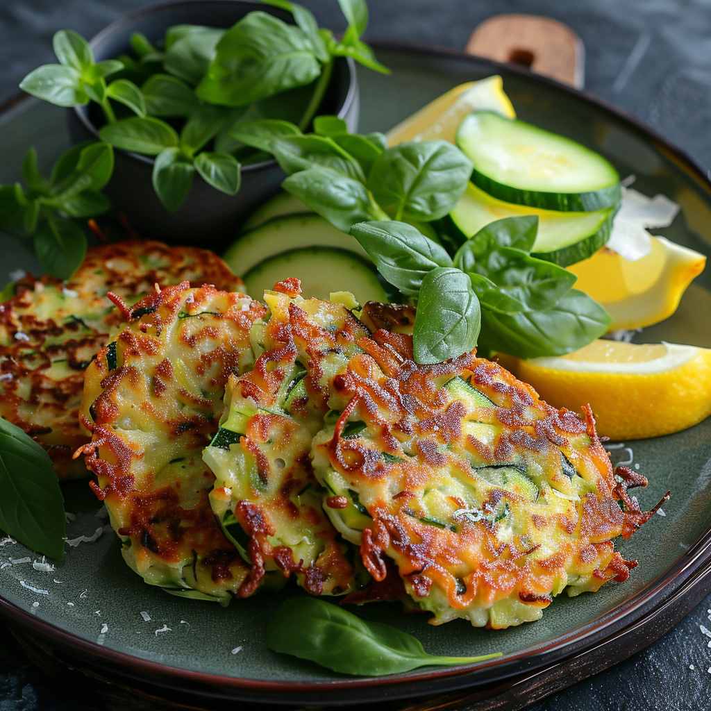 AIP Zucchini Fritters with Coconut Flour