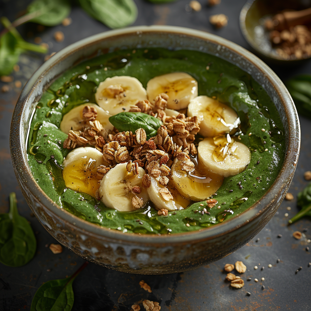 Alkaline Green Detox Smoothie Bowl
