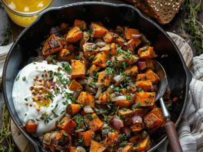 Alkaline Sweet Potato Hash with Herbs: Delightfully Healthy & Flavorful Recipe