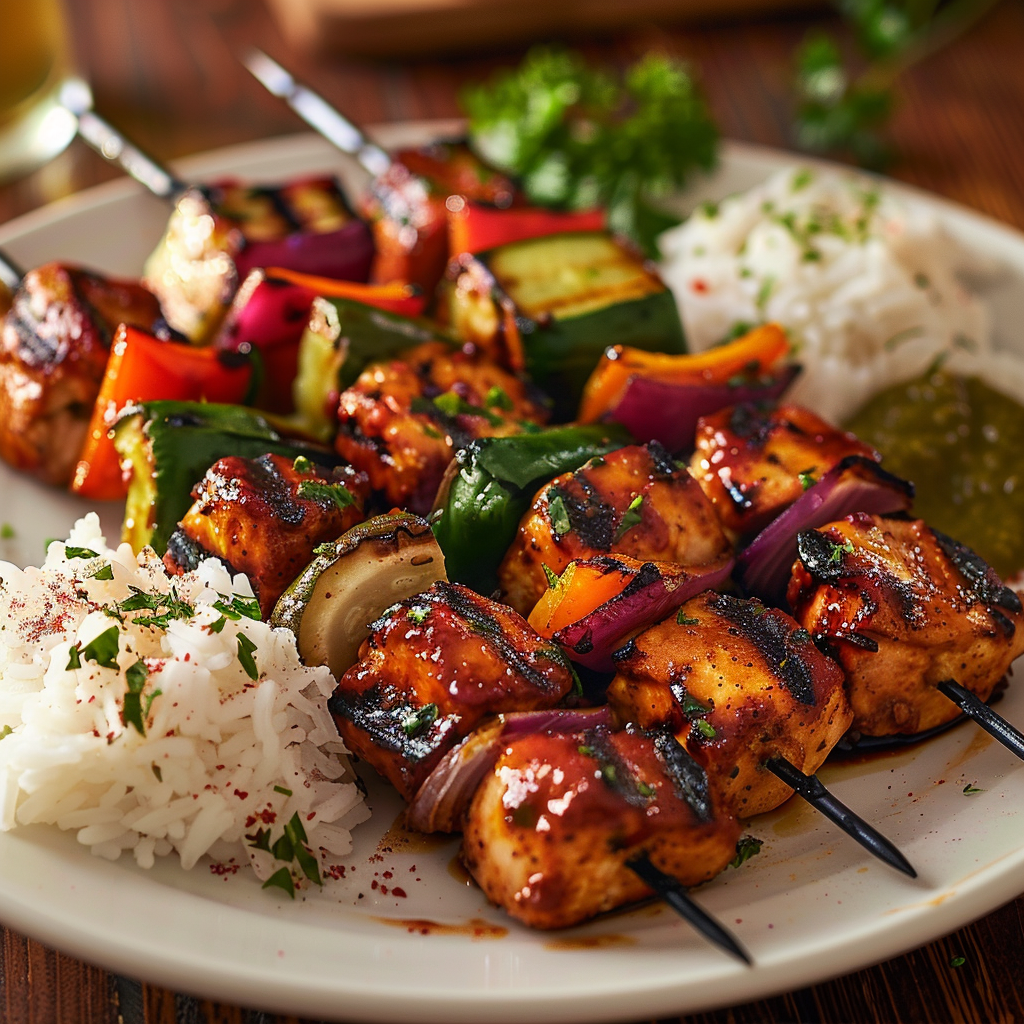 BBQ Chicken Kabobs