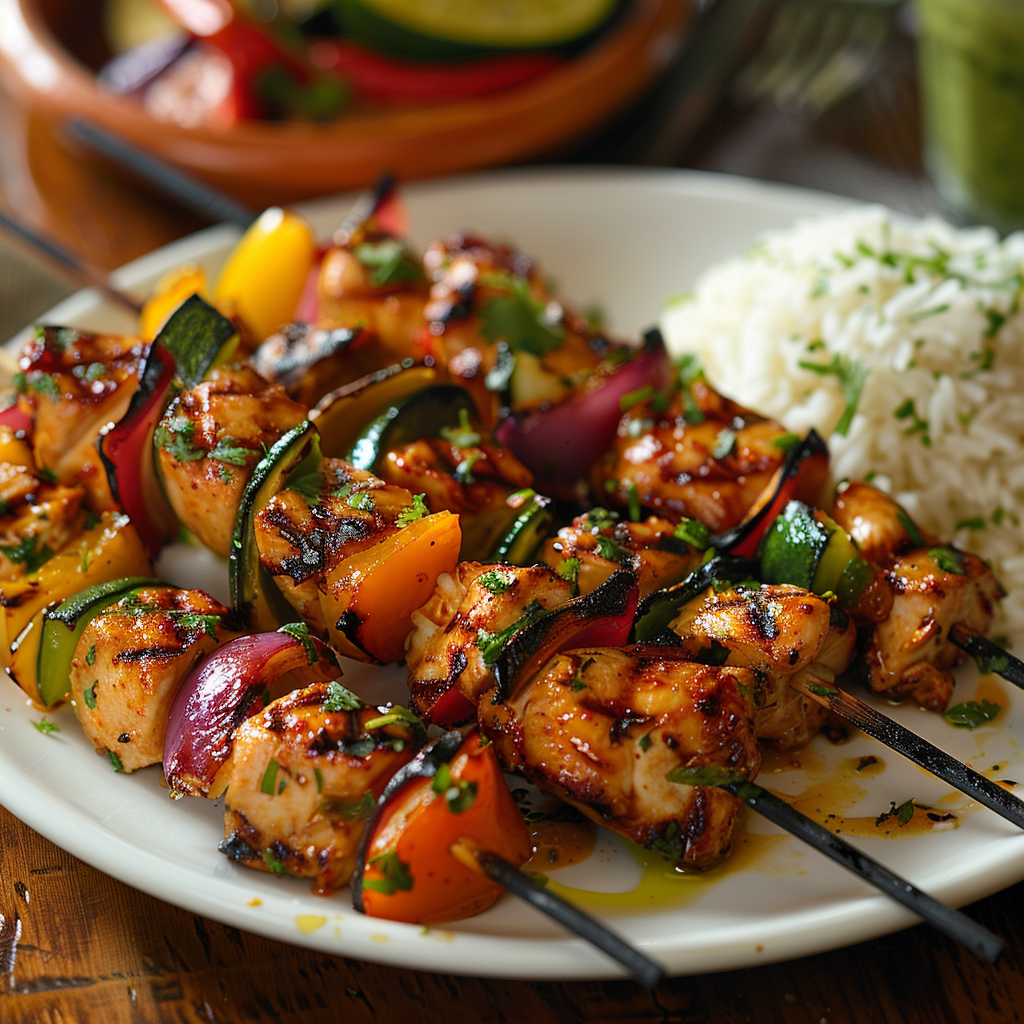 BBQ Chicken Kabobs