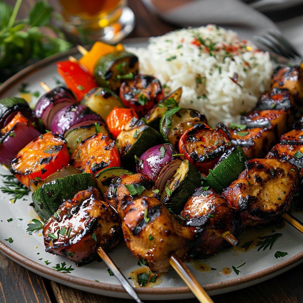 BBQ Chicken Kabobs