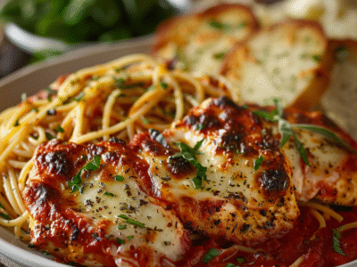 Baked Chicken Parmesan with Marinara: Irresistibly Cheesy & Easy