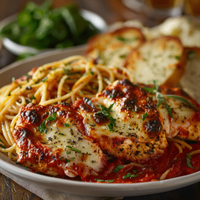 Baked Chicken Parmesan with Marinara: Irresistibly Cheesy & Easy