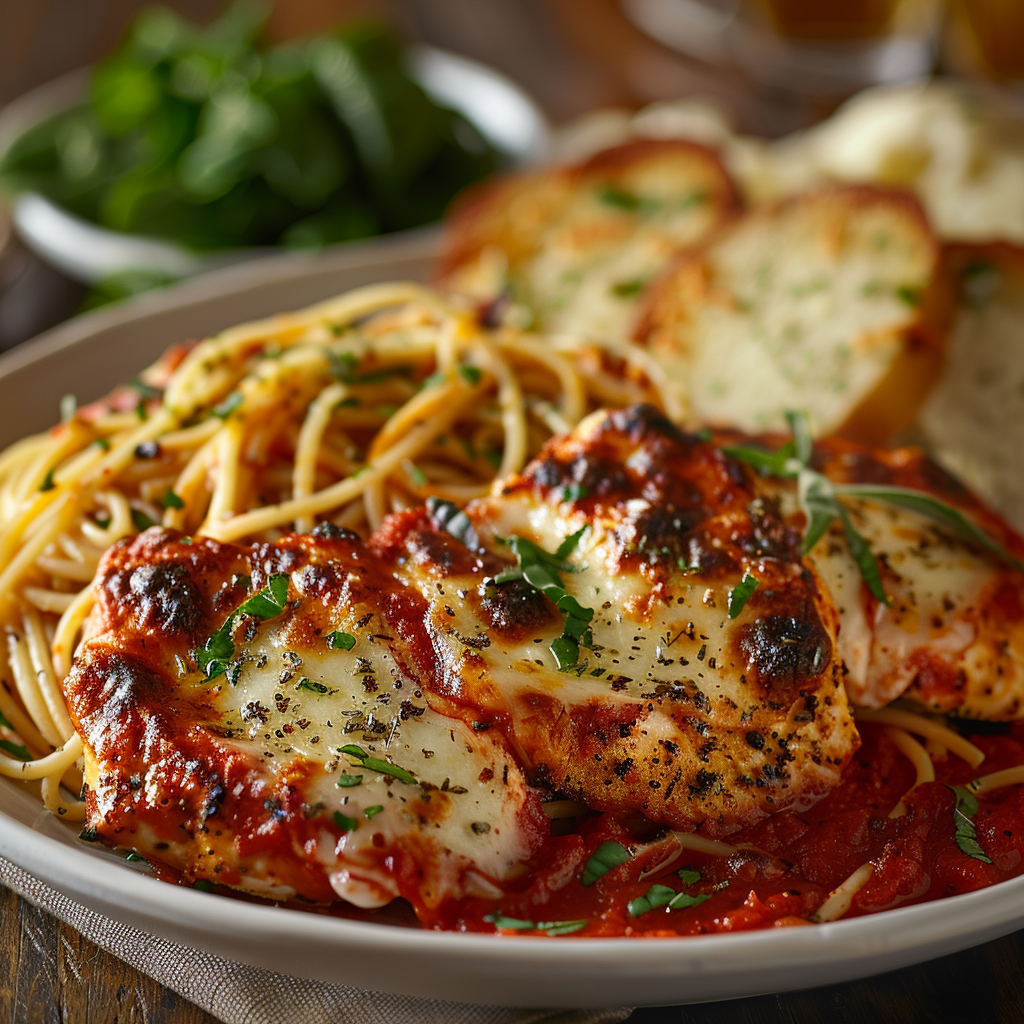 Baked Chicken Parmesan with Marinara