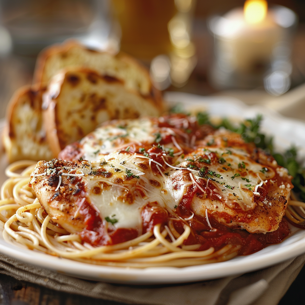 Baked Chicken Parmesan with Marinara