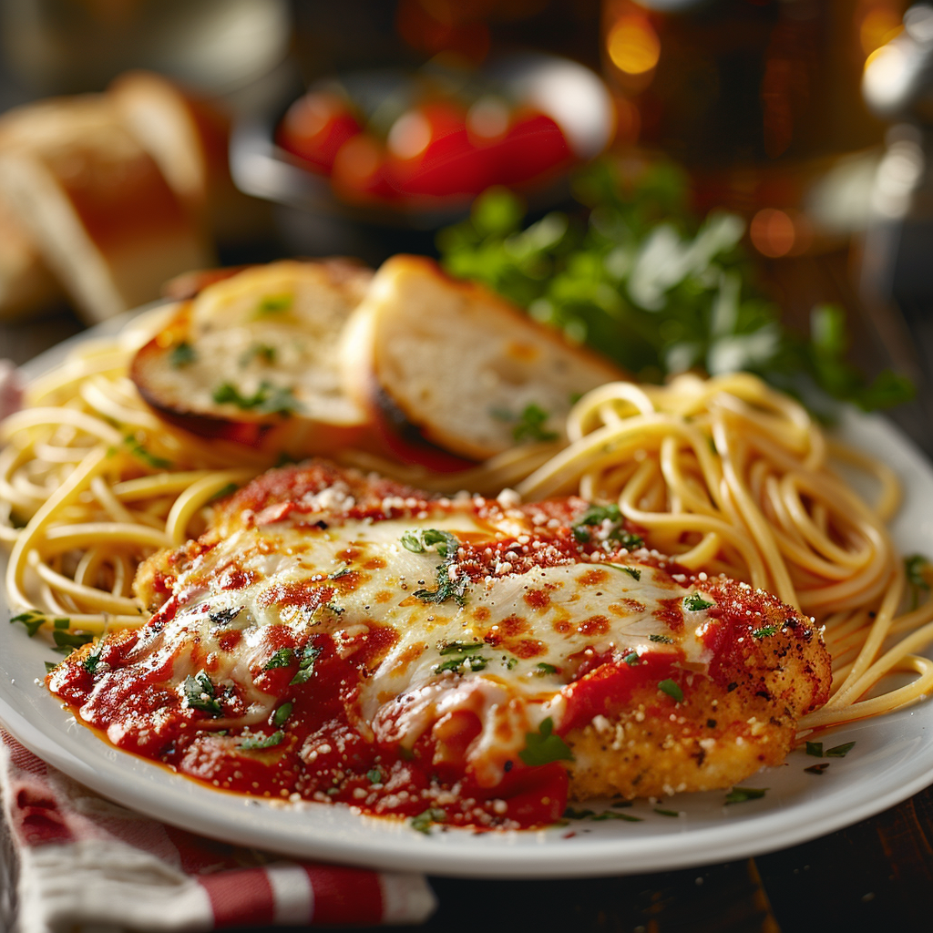 Baked Chicken Parmesan with Marinara