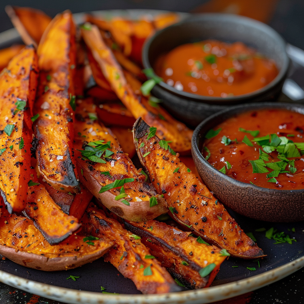 Baked Sweet Potato Fries with Paprika